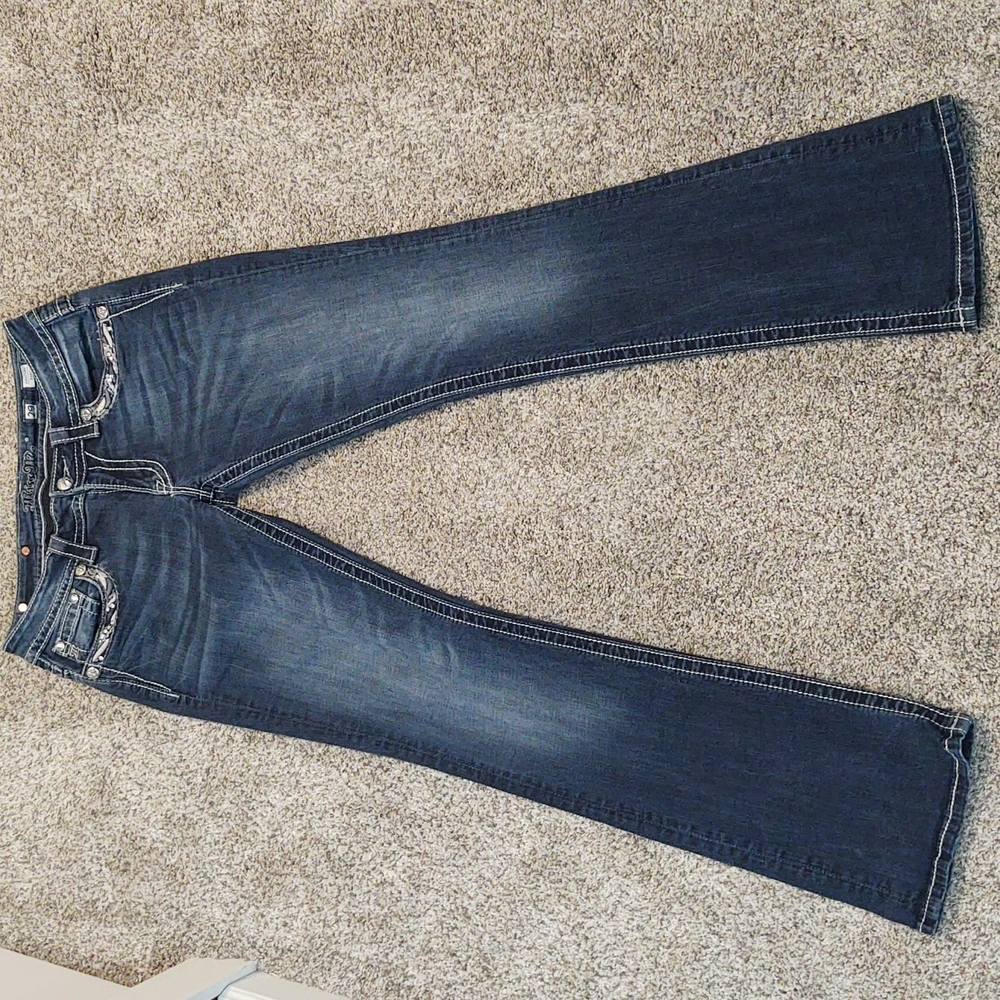 Miss Me Women's Boot Cut Jeans Size 29W/32L - Picture 2 of 8